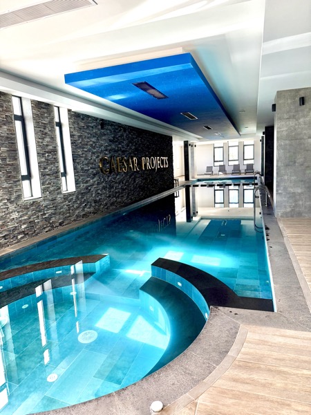 Indoor resort pool