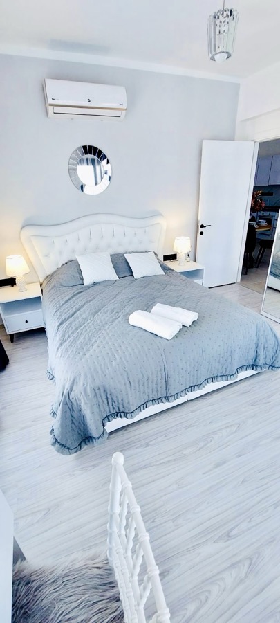 Master bedroom with double bed